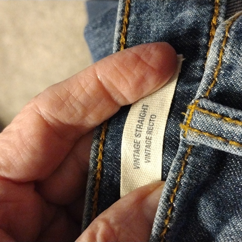NWT Jeans 2/26R vintage straight - Picture 3 of 9